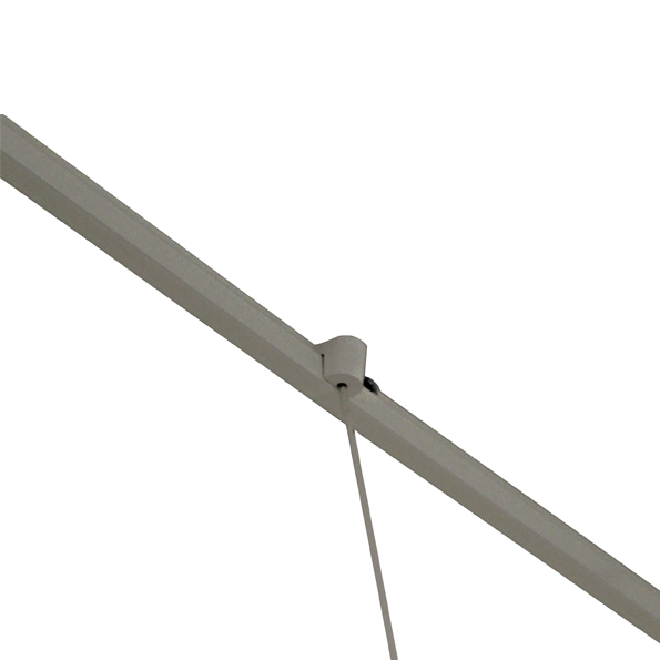 Rail horizontal longueur 150 cm pour cimaises tiges ou câbles