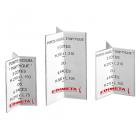 Porte-menus tryptiques 6 faces comptoirs