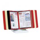 Pupitres protège documents de table Infoflex 40 pochettes pivotantes A4