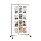 Kit sur roulettes cadre autoportant + 4 porte-titres + 12 visuels