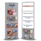 Totems publicitaires et d'exposition, multifonctions et personnalisables H185 X L65 CM