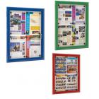 Vitrines extérieur 9 couleurs 8 feuilles pour affichage avec aimants
