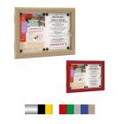Vitrines extérieur 9 couleurs 2 feuilles fond blanc pour aimants