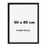 Cadres Bois 60x80 Profilé 20 mm Noir
