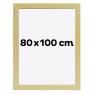 Cadres Bois 80x100 Profilé 30 mm Naturel
