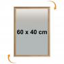 Cadre Clic-Clac 60 x 40 cm finition Bois Hêtre clair