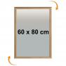 Cadre Clic-Clac 60 x 80 cm finition Bois Hêtre clair