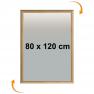 Cadre Clic-Clac 80 x 120 cm finition Bois Hêtre clair