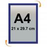 Cadre Clic-Clac A4 BLEU