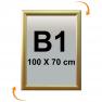 Cadre Clic-Clac B1 (100 X 70 cm) DORE / GOLD