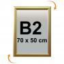 Cadre Clic-Clac B2 70 x 50 cm DORE / GOLD
