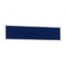 Panneau feutrine bleu double-faces 30 x 120 cm