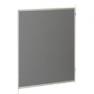 Panneau feutrine gris clair double-faces 150 x 120 cm