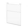 Porte-visuels pour grilles vertical A5