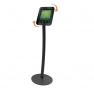 Support de sol pour tablette digitale sur pied courbé