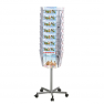 Tourniquet  brochures  32 cases A4 Pied roulettes