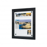 Vitrine Intérieur/Extérieur fond métal 1 feuille A4